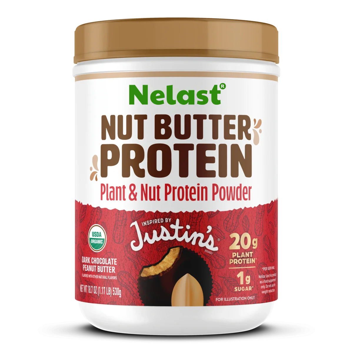 Nut Butter Protein Powder - Dark Chocolate Peanut Butter